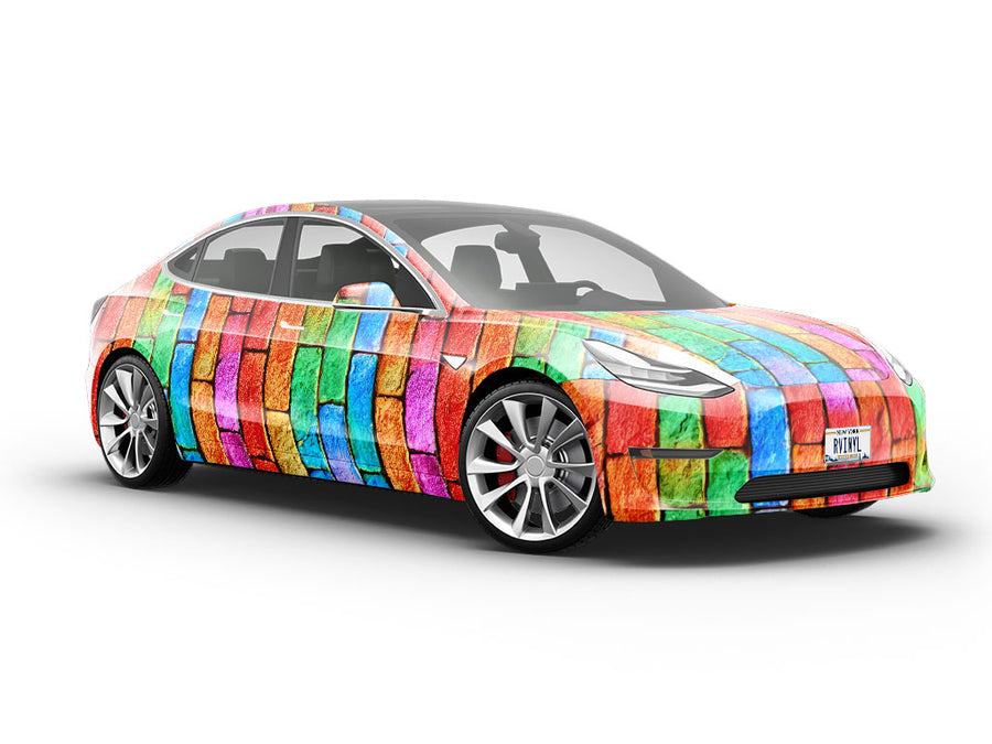 Classic  Brick Vehicle Vinyl Wrap