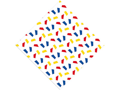 Classroom Trapezoids Toy Room Vinyl Wrap Pattern