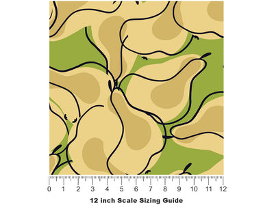 Claude Blanchet Fruit Vinyl Film Pattern Size 12 inch Scale~Rwraps Claude Blanchet Fruit Sizing Chart~2