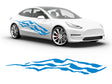 3M Light Blue Claw Marks Body Graphic~Full Side Auto Decal Kit~0