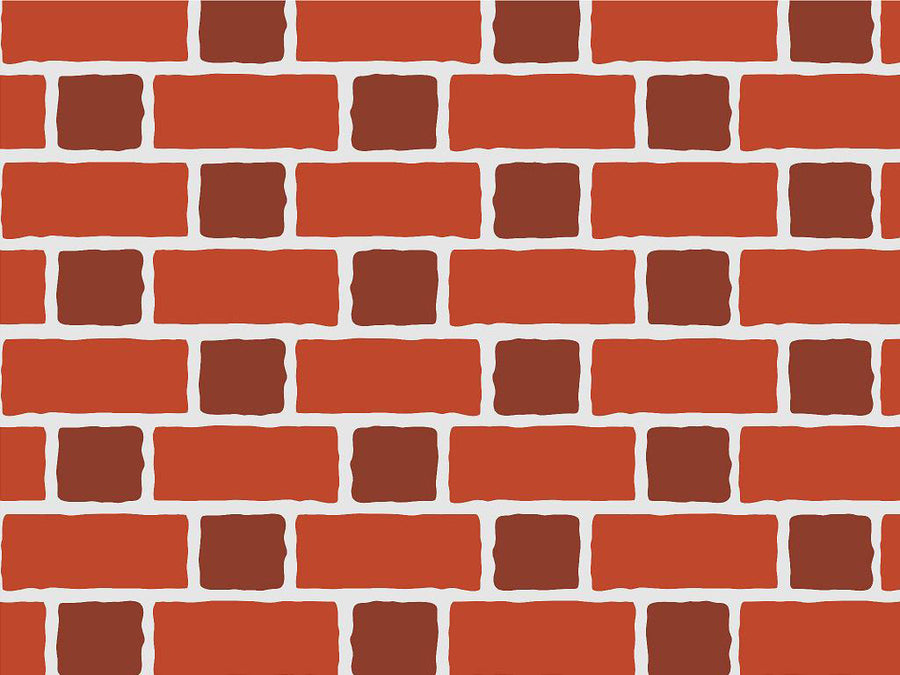Clay Orange Brick Vinyl Wrap Pattern~Rwraps Series 914 Digitally Printed Vinyl Wrap~0
