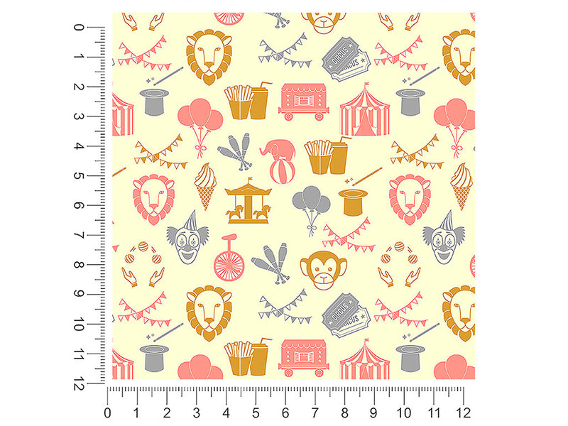 clean field circus 1ft x 1ft Craft Sheets