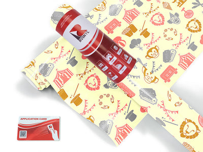 clean field circus Craft Vinyl Roll