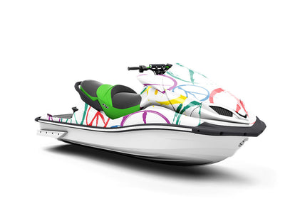 Clean Peace Graffiti Jet Ski Vinyl Customized Wrap