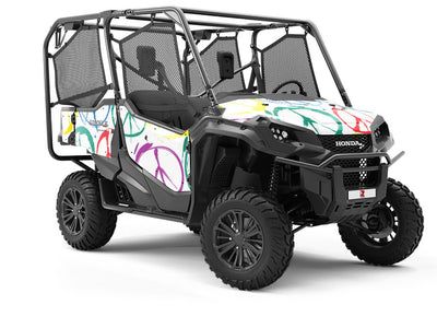 Clean Peace Graffiti Utility Vehicle Vinyl Wrap