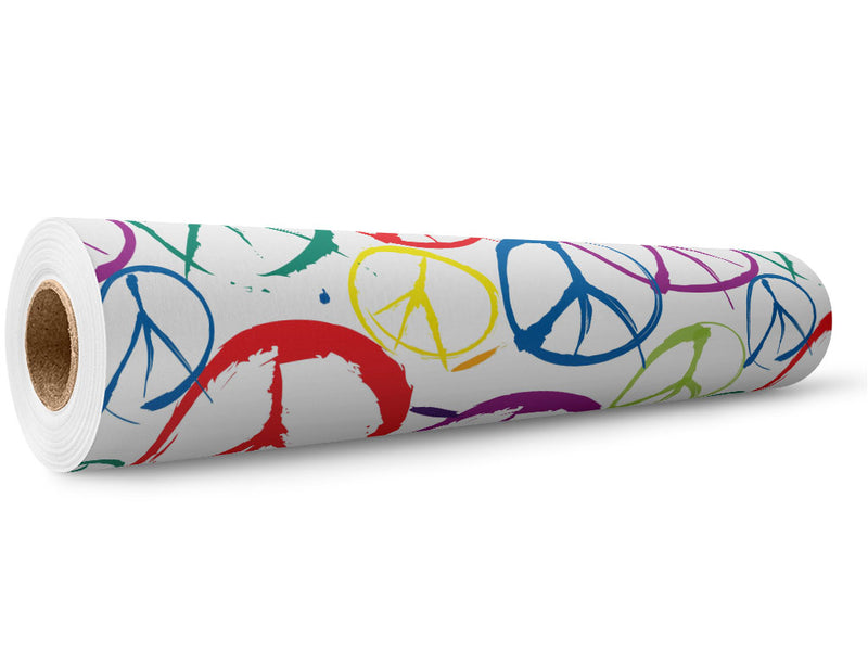 Clean Peace Graffiti Wrap Film Wholesale Roll~Rwraps Series 914 Digitally Printed Vinyl Roll~5