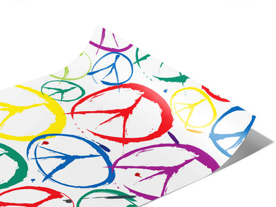 Clean Peace Graffiti Vinyl Wraps~Rwraps Series 914 Digitally Printed Vinyl Wrap~1