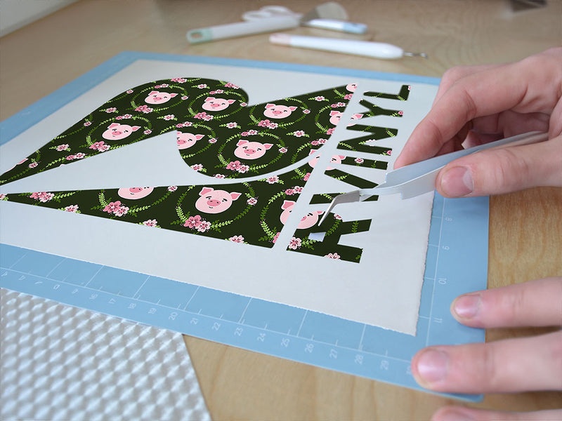 clean up animal Easy Weed Craft Vinyl