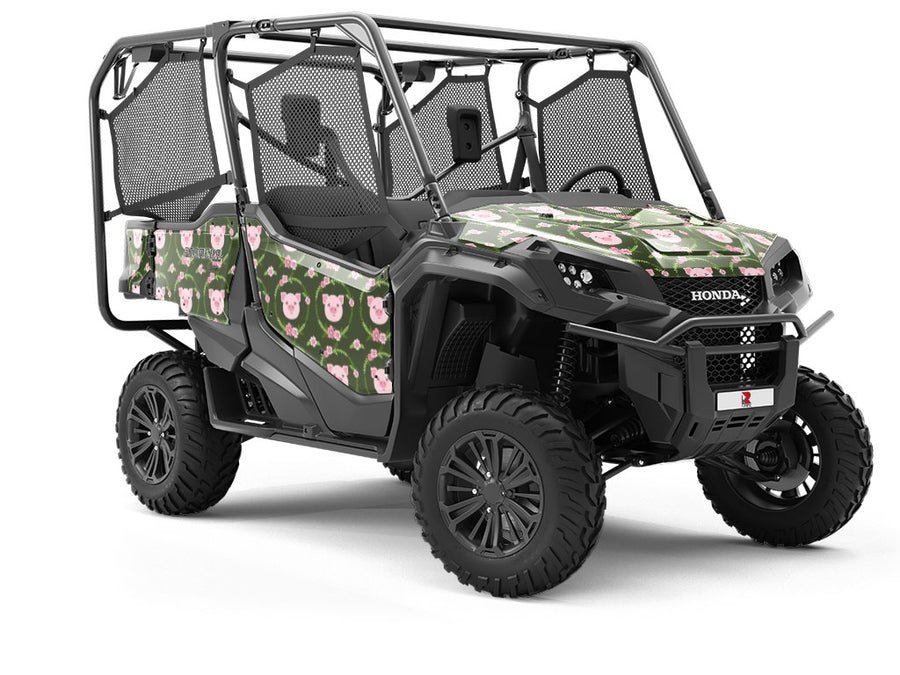 Clean Up Animal Utility Vehicle Vinyl Wrap