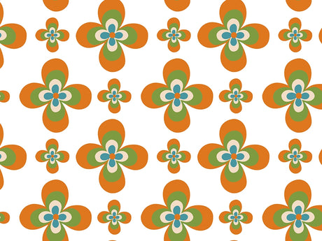 Clear Credence Retro Vinyl Wrap Pattern~Rwraps Series 914 Digitally Printed Vinyl Wrap~0
