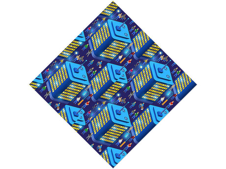 Clear the Streets Cityscape Vinyl Wrap Pattern