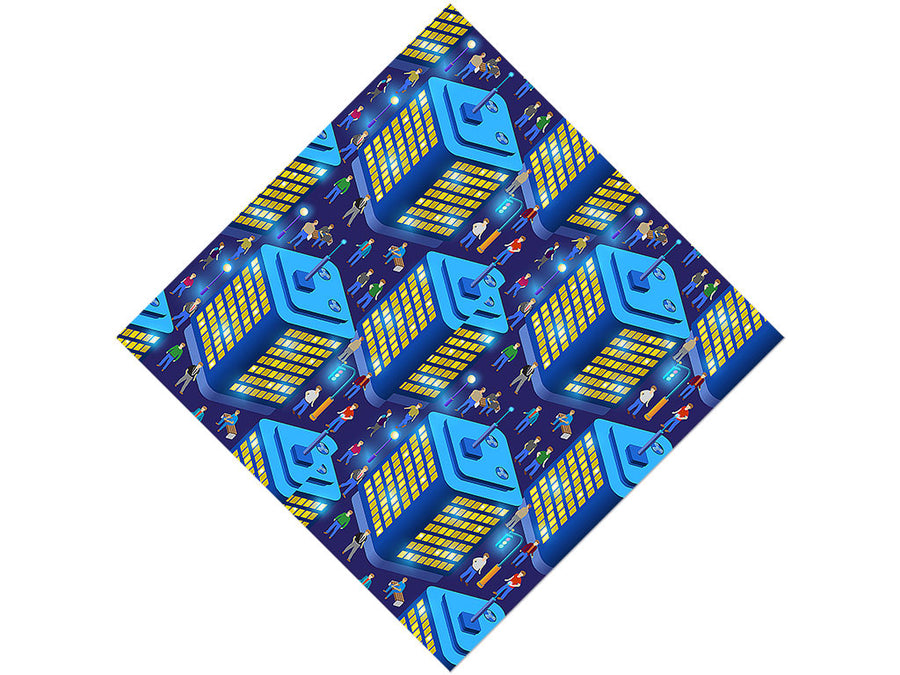Clear the Streets Cityscape Vinyl Wrap Pattern