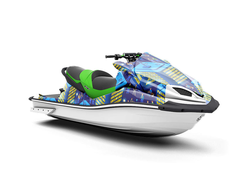 Clear the Streets Cityscape Jet Ski Vinyl Customized Wrap