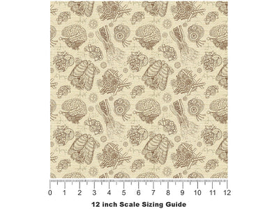 Clockwork Man Steampunk Vinyl Film Pattern Size 12 inch Scale~Rwraps Clockwork Man Steampunk Sizing Chart~2