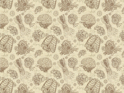 Clockwork Man Steampunk Vinyl Wrap Pattern~Rwraps Series 914 Digitally Printed Vinyl Wrap~0