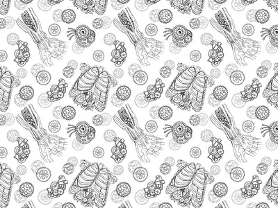 Clockwork Soul Steampunk Vinyl Wrap Pattern~Rwraps Series 914 Digitally Printed Vinyl Wrap~0