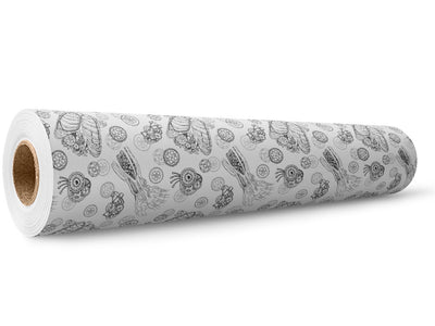 Clockwork Soul Steampunk Wrap Film Wholesale Roll~Rwraps Series 914 Digitally Printed Vinyl Roll~5