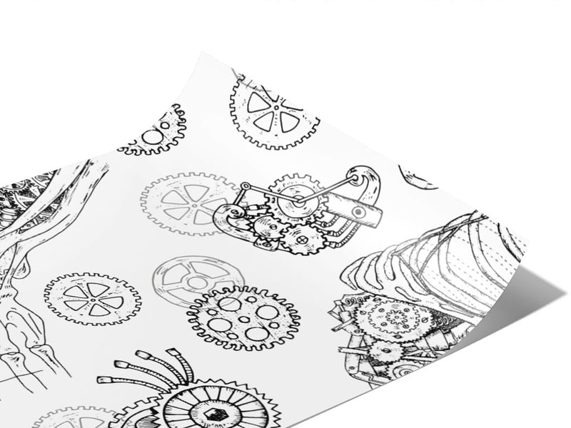 Clockwork Soul Steampunk Vinyl Wraps~Rwraps Series 914 Digitally Printed Vinyl Wrap~0