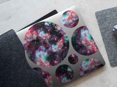 cloud field science fiction DIY Laptop Stickers
