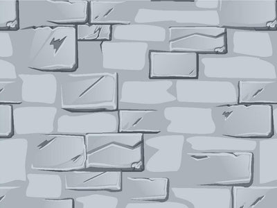 Cloud Grey Brick Vinyl Wrap Pattern~Rwraps Series 914 Digitally Printed Vinyl Wrap~0