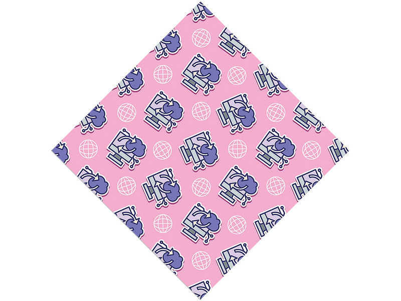 Cloud Sync Technology Vinyl Wrap Pattern