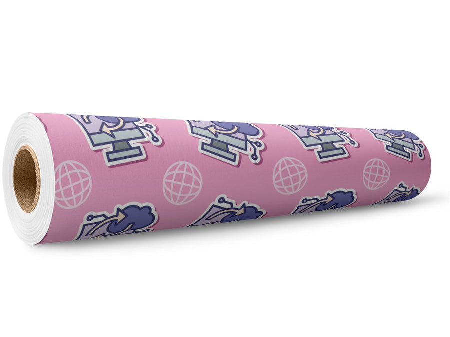 Cloud Sync Technology Wrap Film Wholesale Roll~Rwraps Series 914 Digitally Printed Vinyl Roll~5