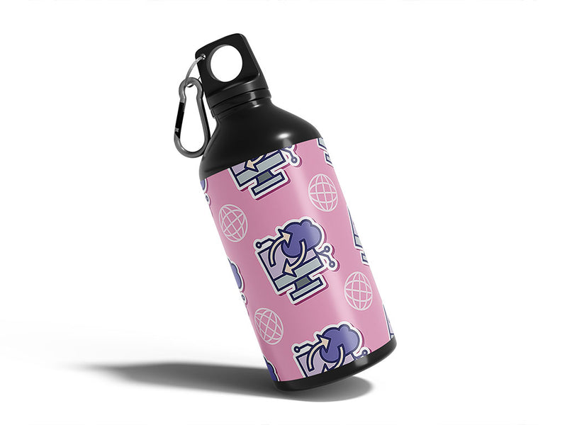Water Bottle DIY Stickers