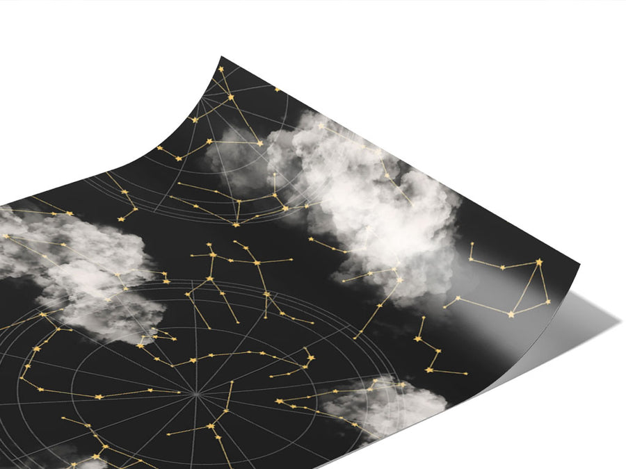 Cloudy Constellations Astrology Vinyl Wraps~Rwraps Series 914 Digitally Printed Vinyl Wrap~0
