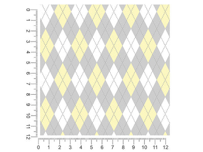 cloudy morning argyle 1ft x 1ft Craft Sheets