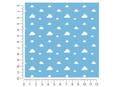 cloudy skies toy room 1ft x 1ft Craft Sheets