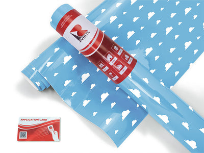 cloudy skies toy room Craft Vinyl Roll
