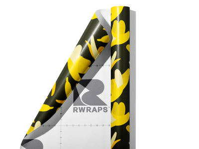 Cloying Cavendish Fruit Wrap Film Sheets~Rwraps Series 914 Cloying Cavendish Fruit Scrolled Sheet~3