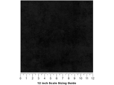 Coal Black Concrete Vinyl Film Pattern Size 12 inch Scale~Rwraps Coal Black Concrete Sizing Chart~2