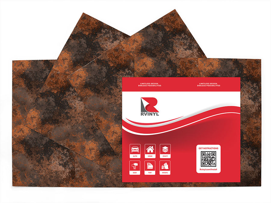 coastal patina rust Craft Vinyl Sheet Pack