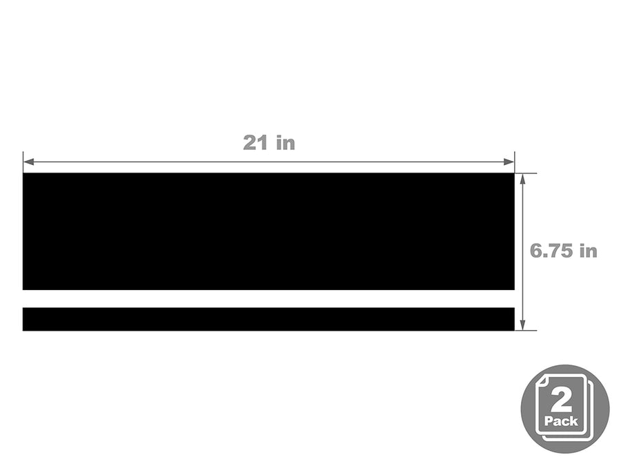 Cobra Fender Stripes Length Diagram