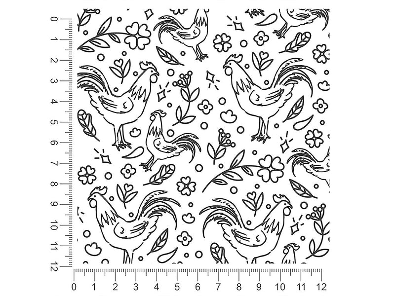 cockadoodle doo bird 1ft x 1ft Craft Sheets