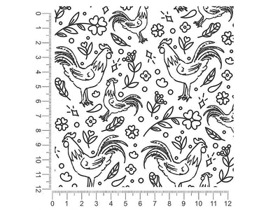 cockadoodle doo bird 1ft x 1ft Craft Sheets