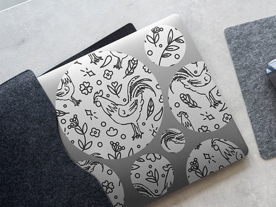 cockadoodle doo bird DIY Laptop Stickers