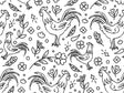 Cockadoodle Doo Birds Vinyl Wrap Pattern~Rwraps Series 914 Digitally Printed Vinyl Wrap~0