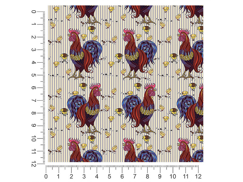 cocks walk bird 1ft x 1ft Craft Sheets