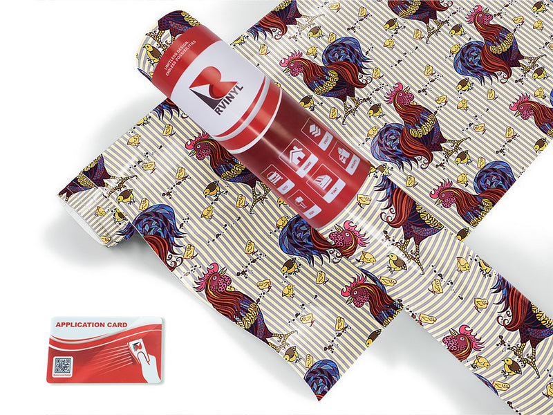 cocks walk bird Craft Vinyl Roll