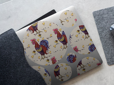 cocks walk bird DIY Laptop Stickers