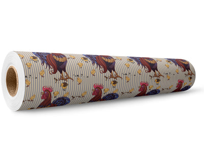 Cocks Walk Birds Wrap Film Wholesale Roll~Rwraps Series 914 Digitally Printed Vinyl Roll~5