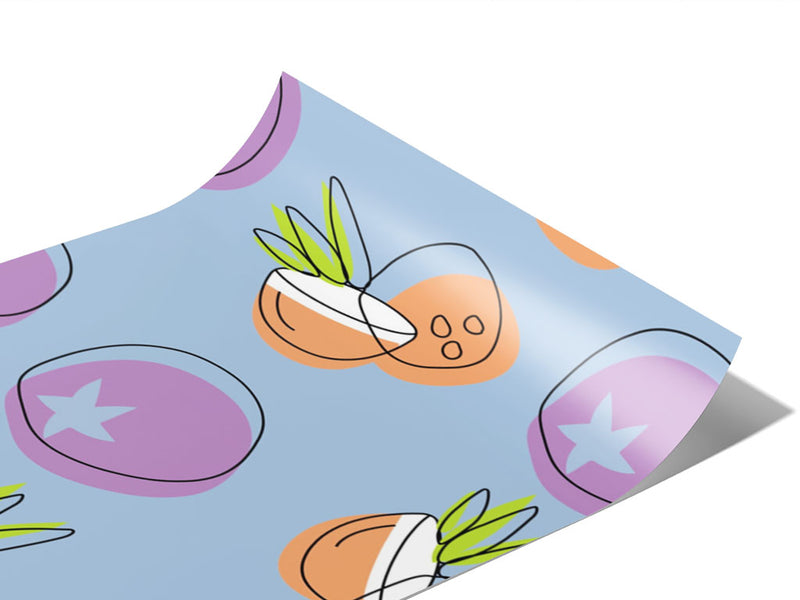 Coco De Mar Fruit Vinyl Wraps~Rwraps Series 914 Digitally Printed Vinyl Wrap~0