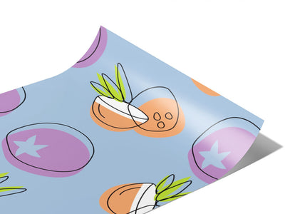 Coco De Mar Fruit Vinyl Wraps~Rwraps Series 914 Digitally Printed Vinyl Wrap~0