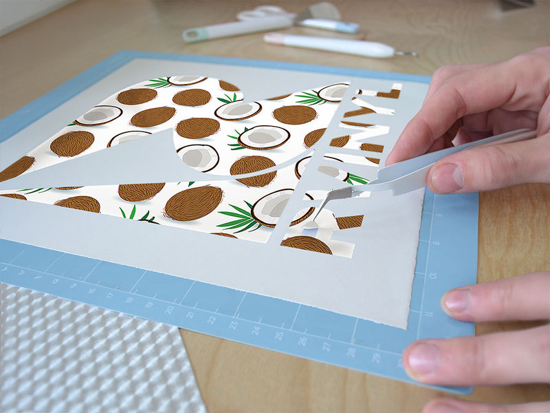 coconut whites fruit Easy Weed Craft Vinyl