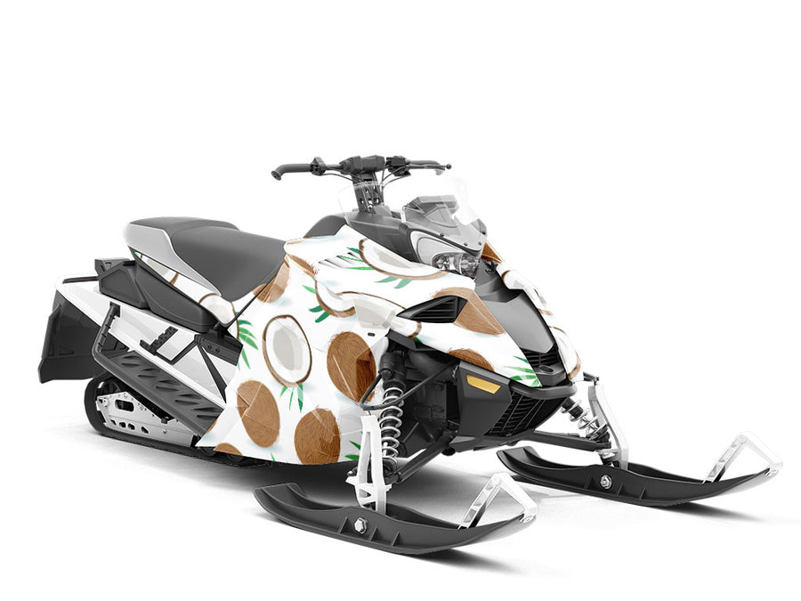 Coconut Whites Fruit Custom Wrapped Snowmobile
