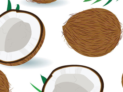 Coconut Whites Fruit Vinyl Wrap Pattern~Rwraps Series 914 Digitally Printed Vinyl Wrap~0