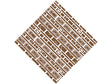 Coffee  Brick Vinyl Wrap Pattern
