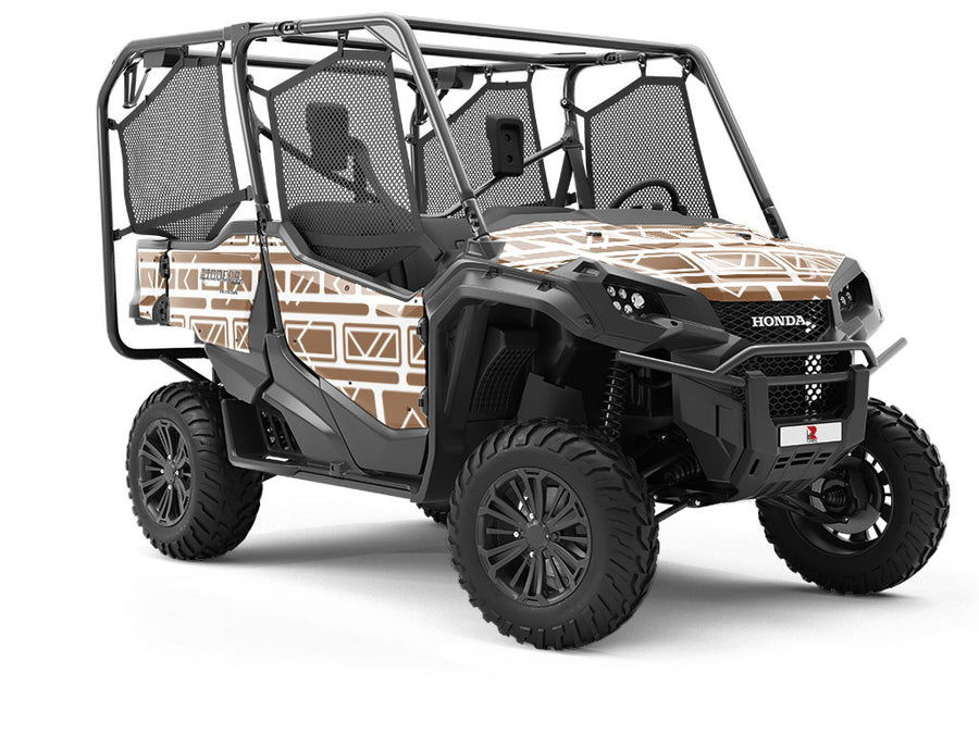 Coffee  Brick Utility Vehicle Vinyl Wrap